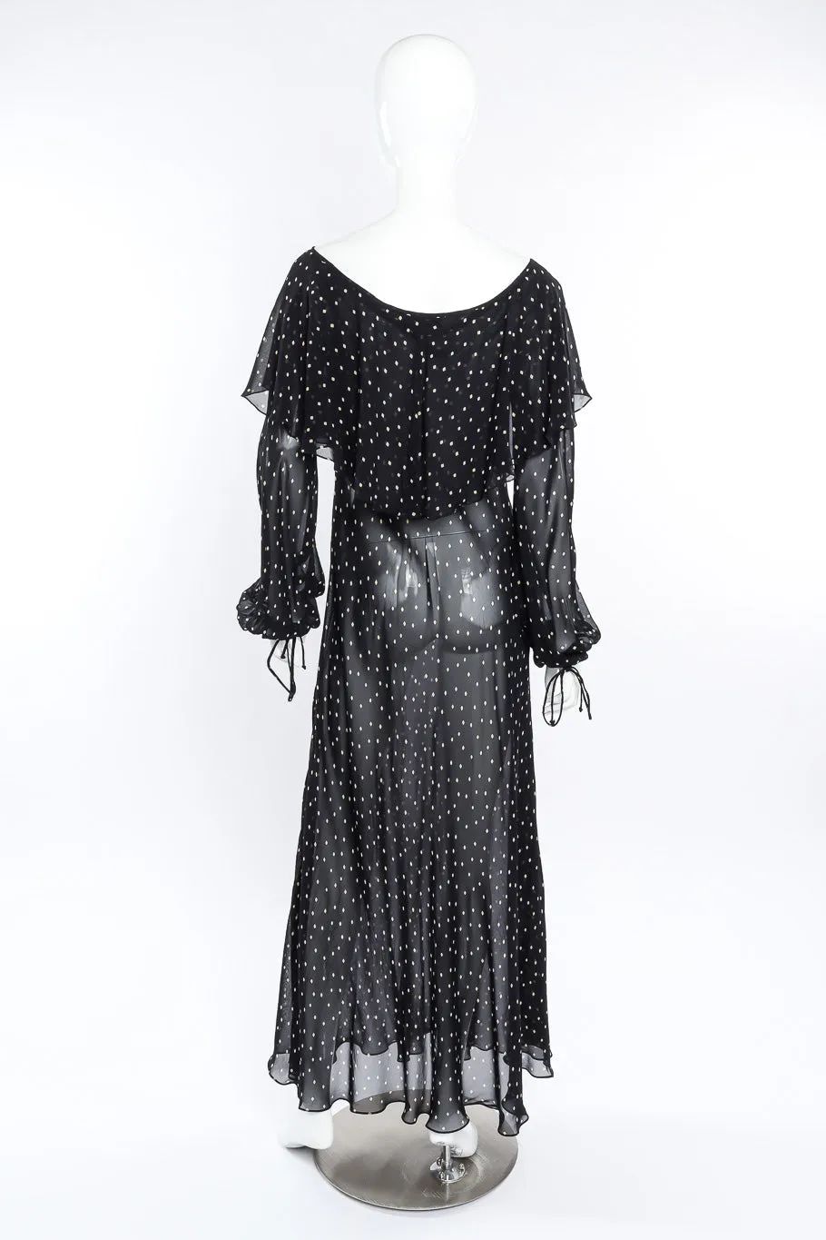 Diamond Dot Ruffle Dress