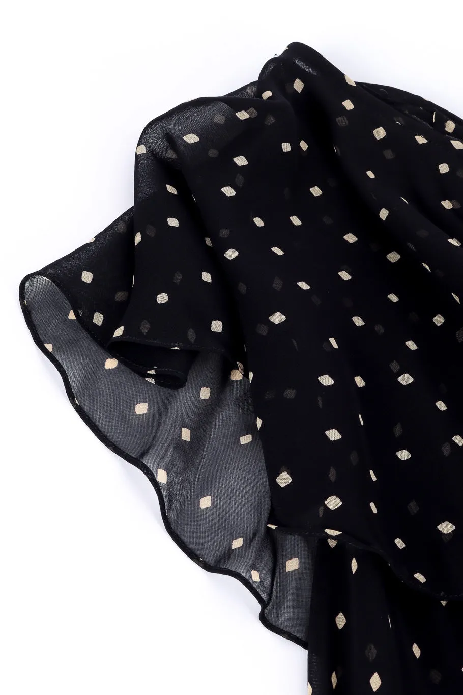 Diamond Dot Ruffle Dress