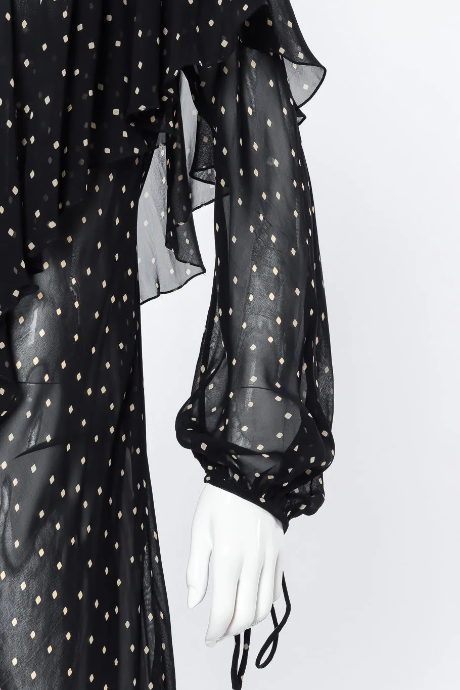 Diamond Dot Ruffle Dress