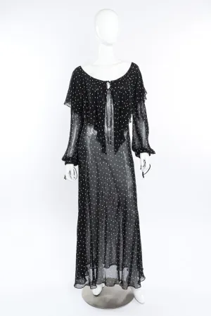 Diamond Dot Ruffle Dress