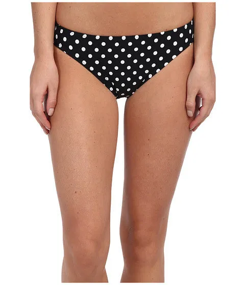 DKNY Swim Womens D80661 Let's Hear It for the Dots Classic Bikini Bottoms Size M