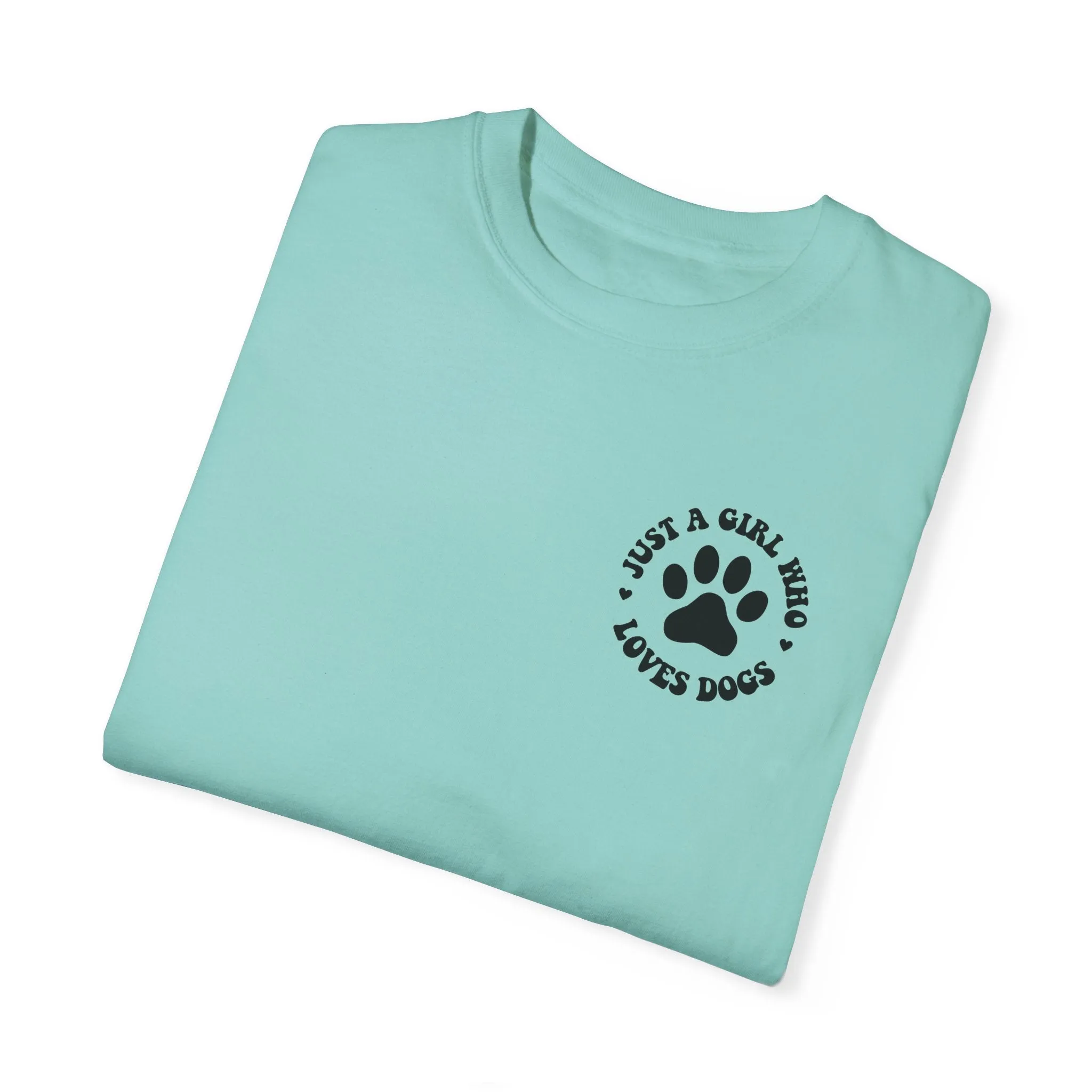 Dog lovers comfort colors tee