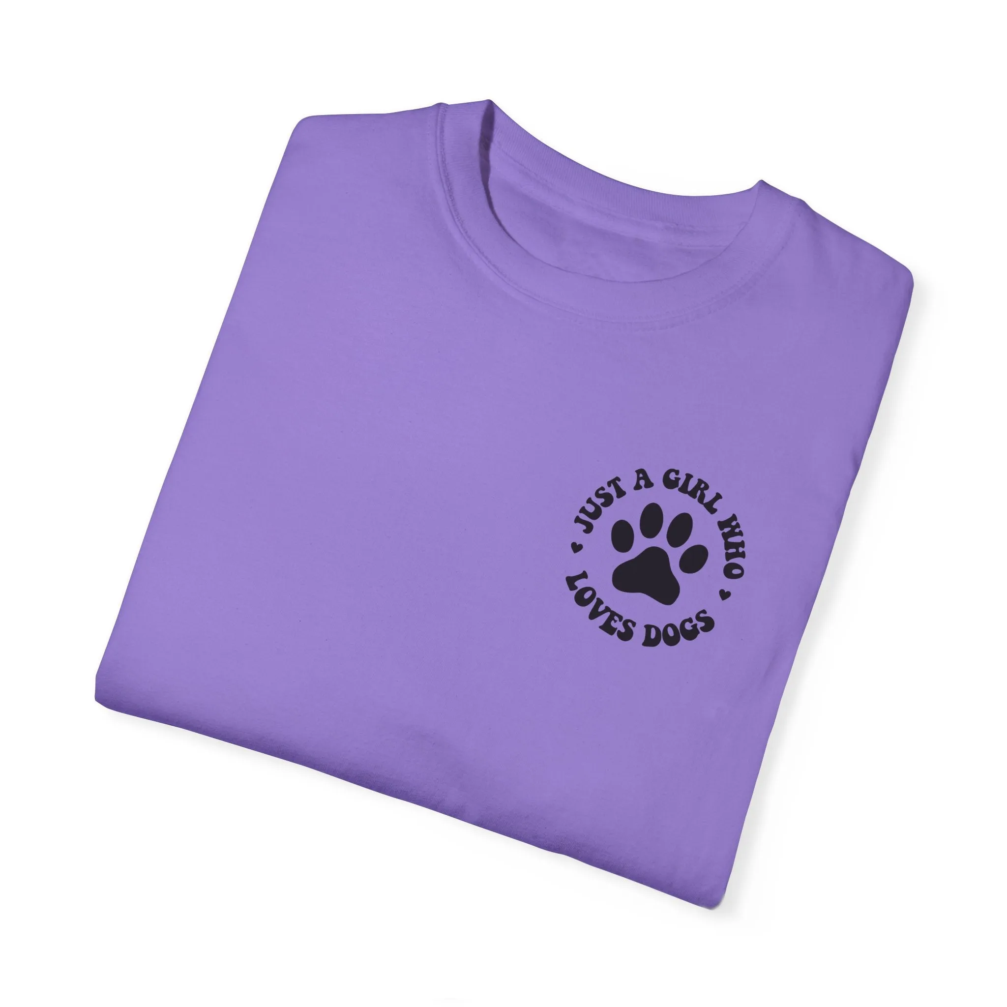 Dog lovers comfort colors tee