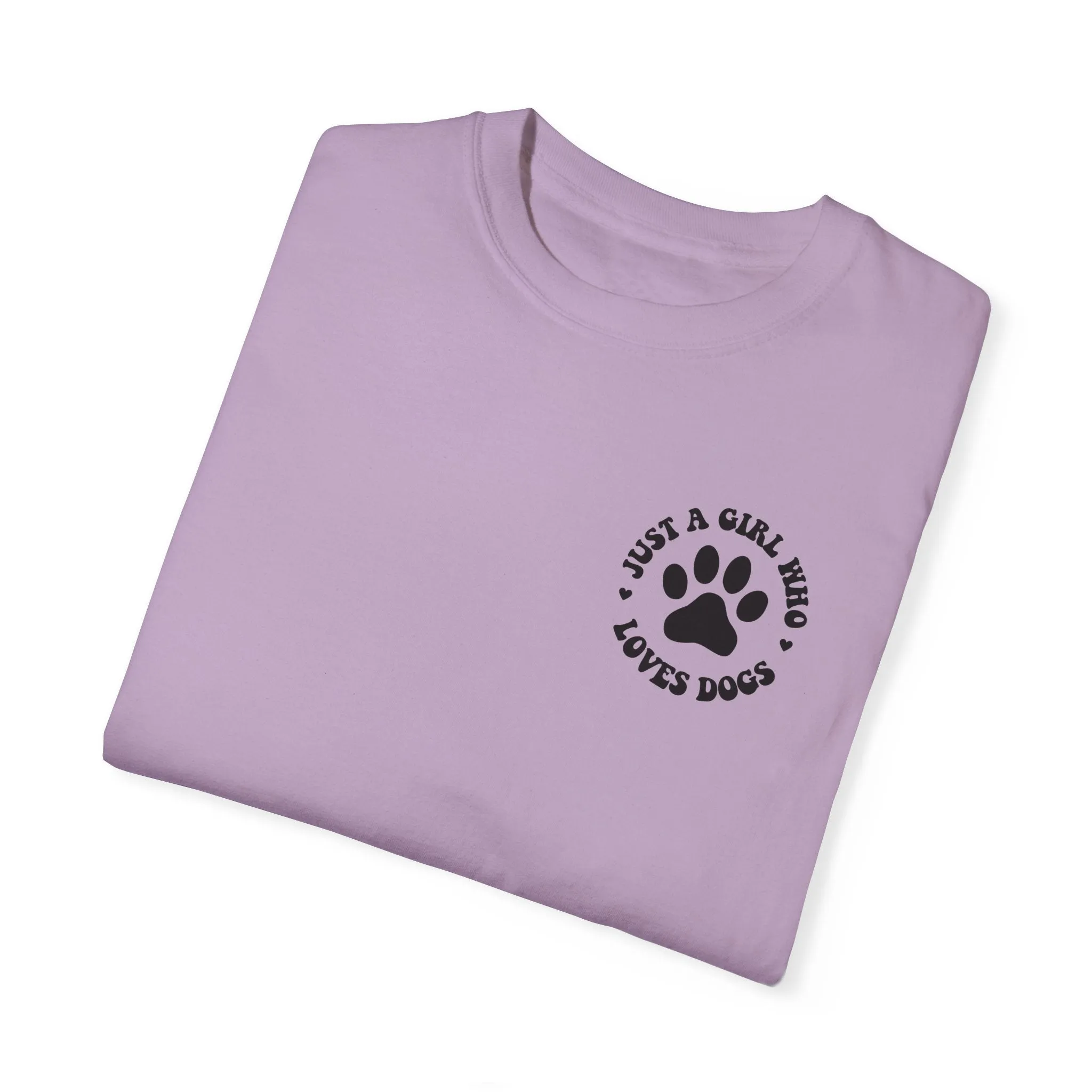Dog lovers comfort colors tee