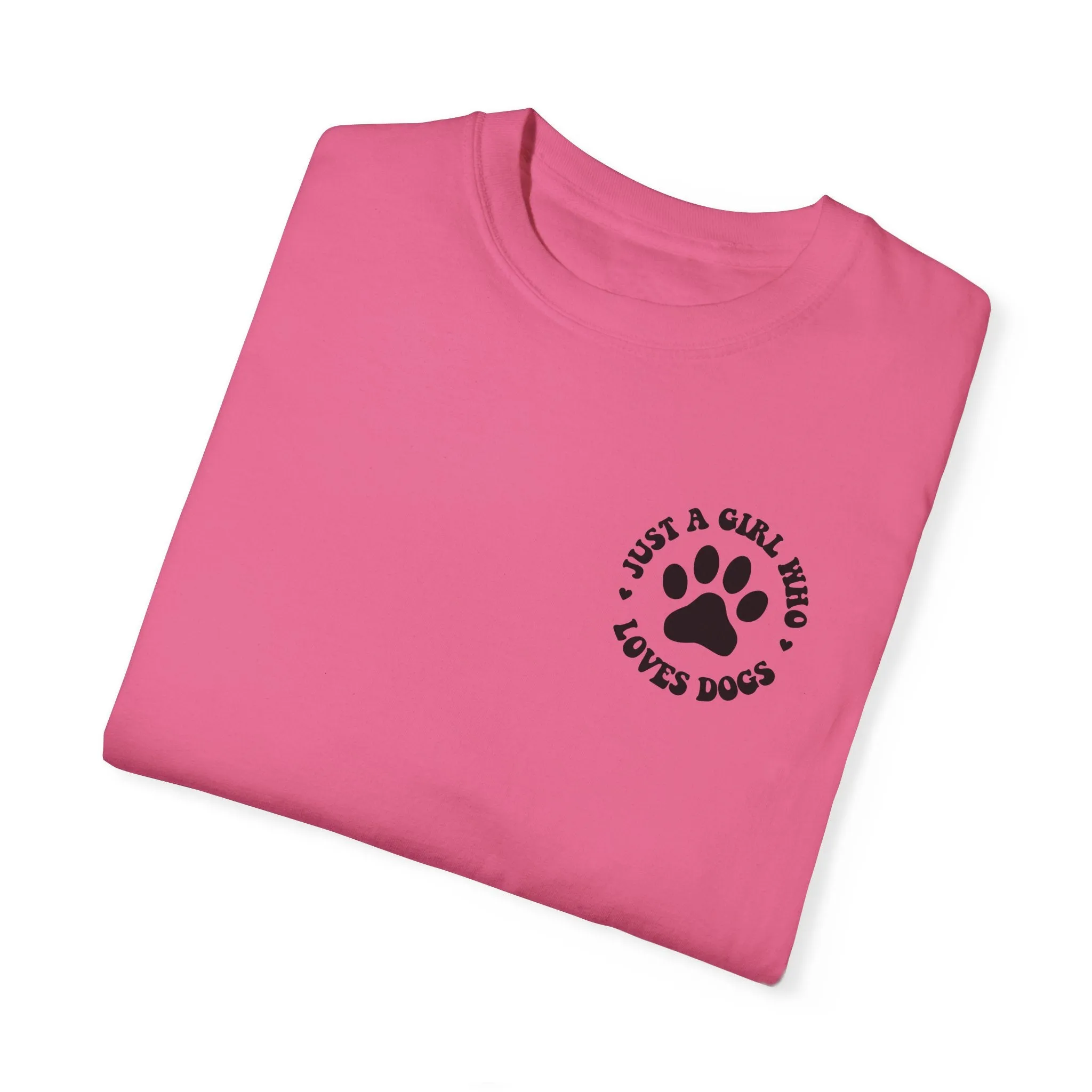 Dog lovers comfort colors tee
