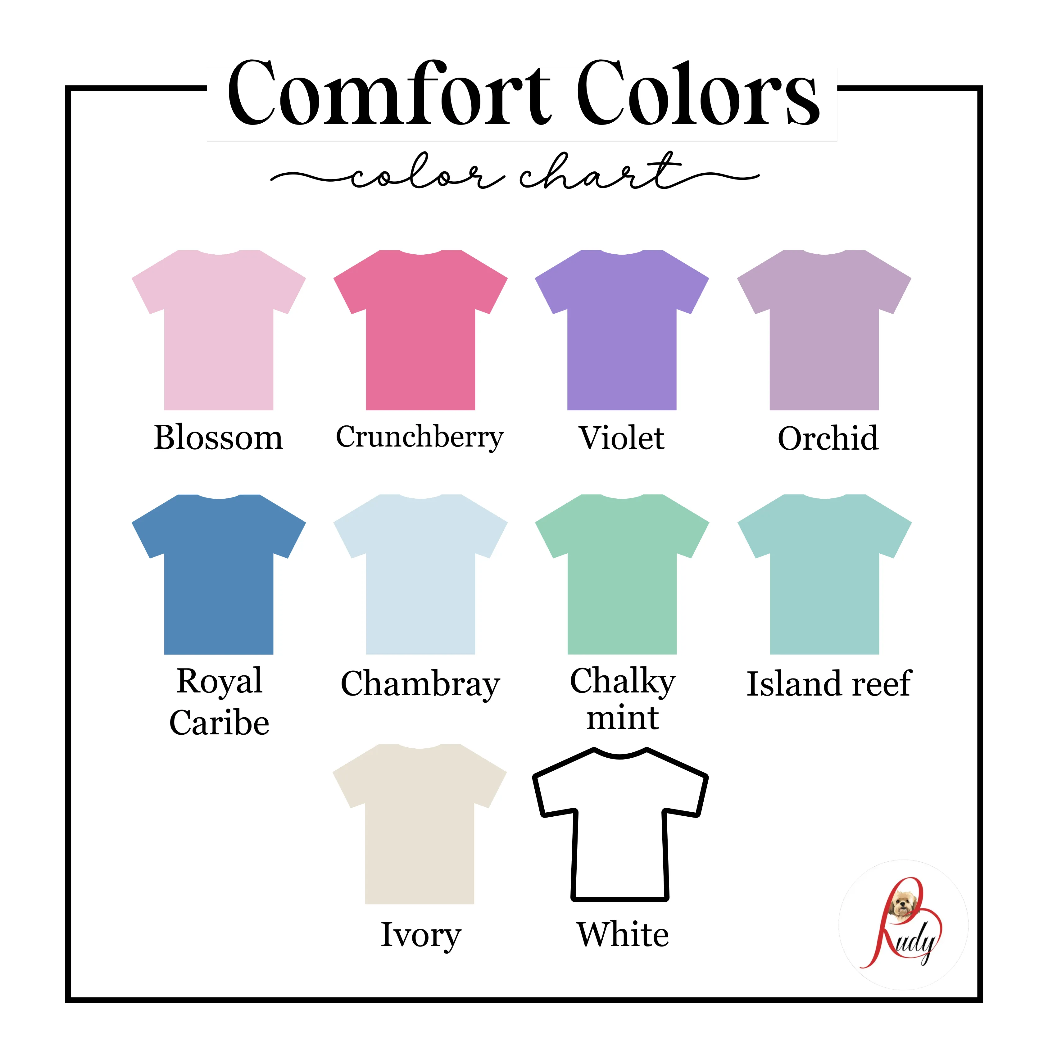 Dog lovers comfort colors tee