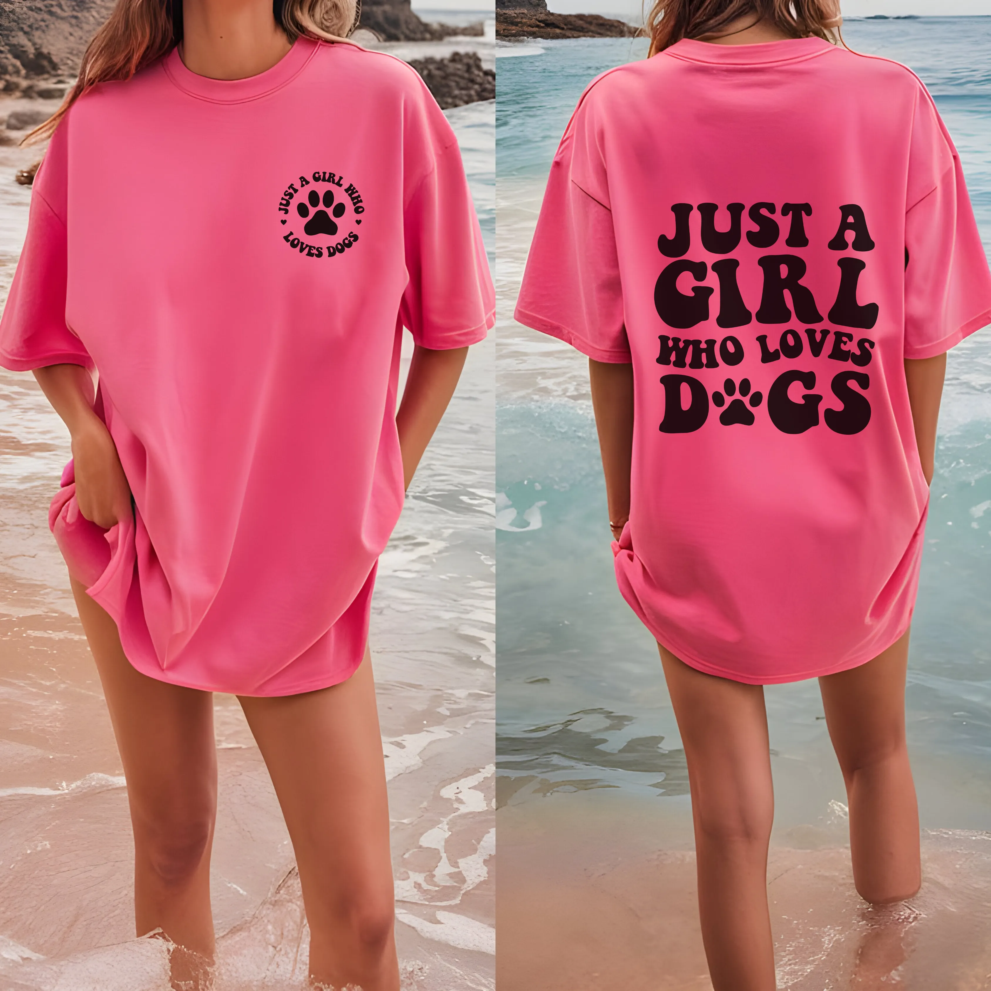 Dog lovers comfort colors tee