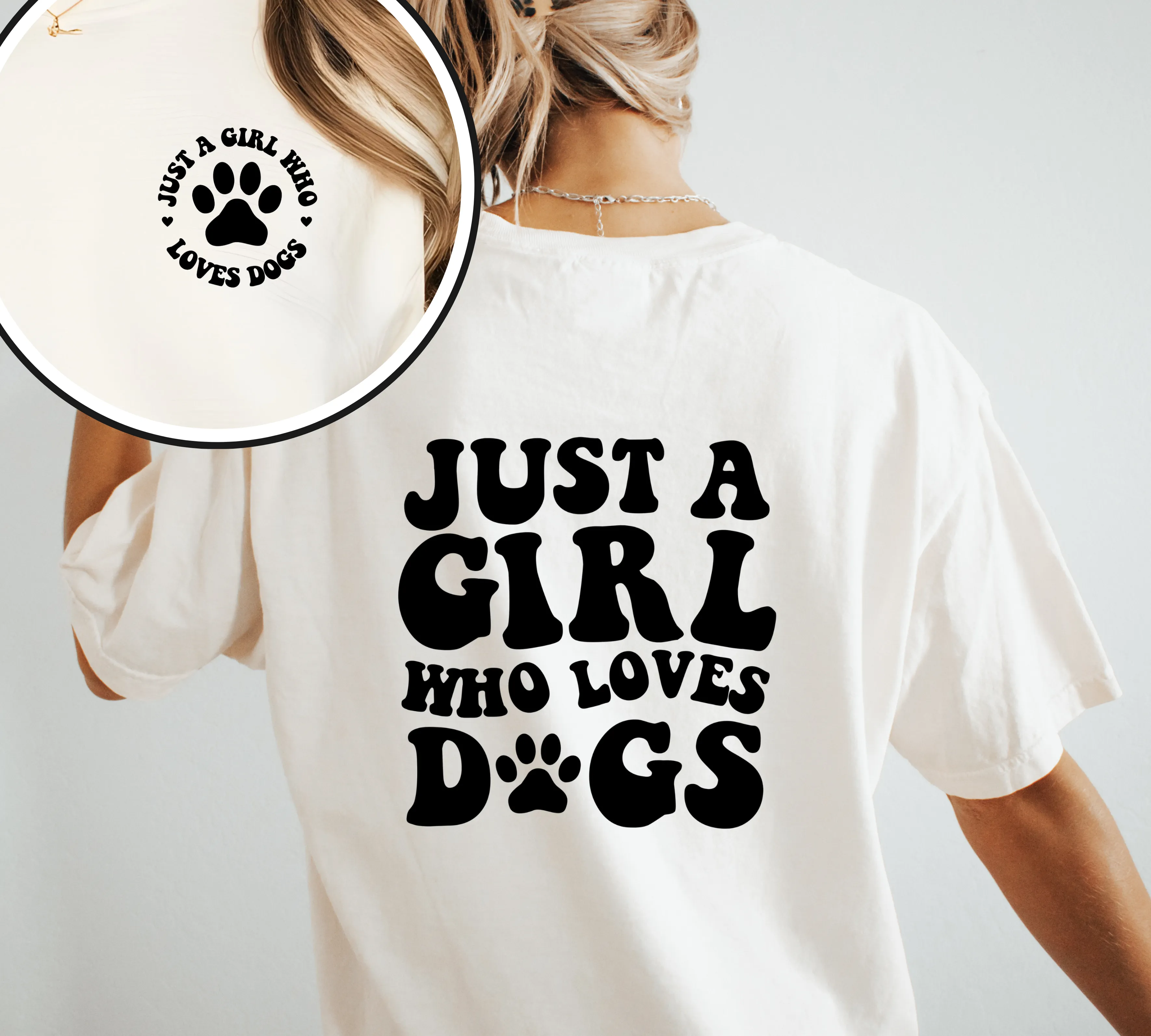 Dog lovers comfort colors tee