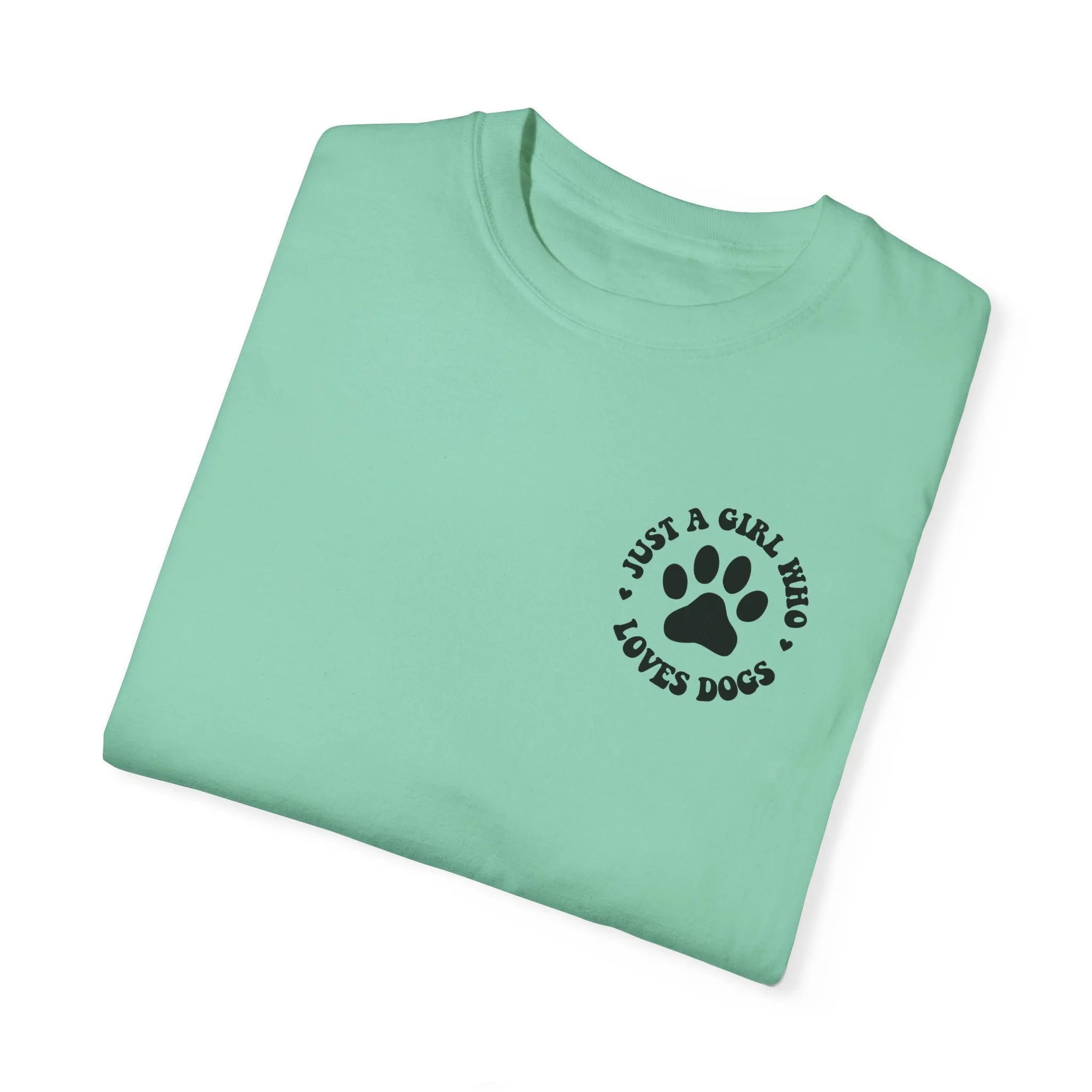 Dog lovers comfort colors tee