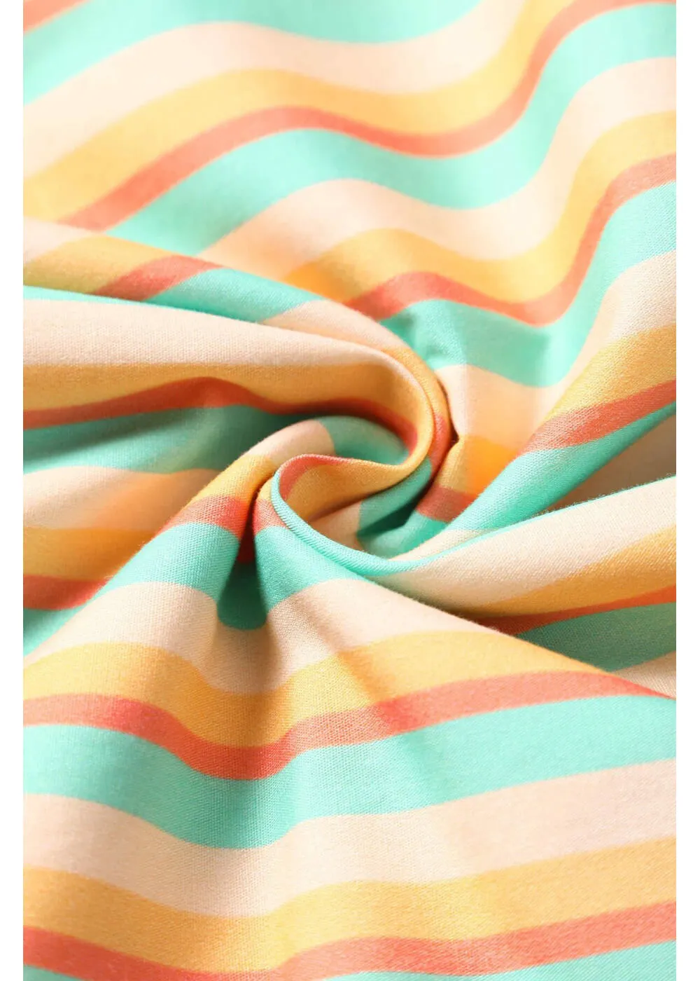 Dolly & Dotty Maverick Striped 50's Swing Dress Yellow