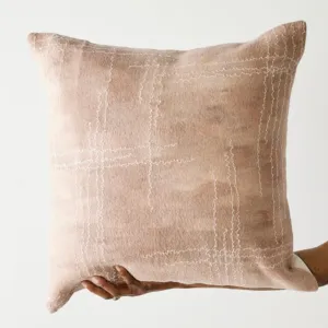 Dusty Rose Wool Pillow