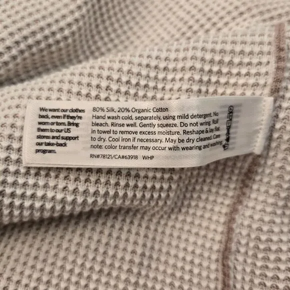 Eileen Fisher Women’s Bramble Silk Organic Cotton Cardigan Sweater Tan NWT