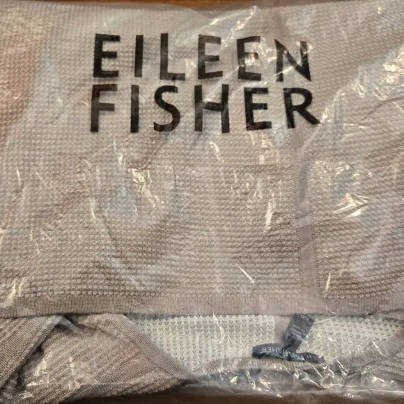 Eileen Fisher Women’s Bramble Silk Organic Cotton Cardigan Sweater Tan NWT
