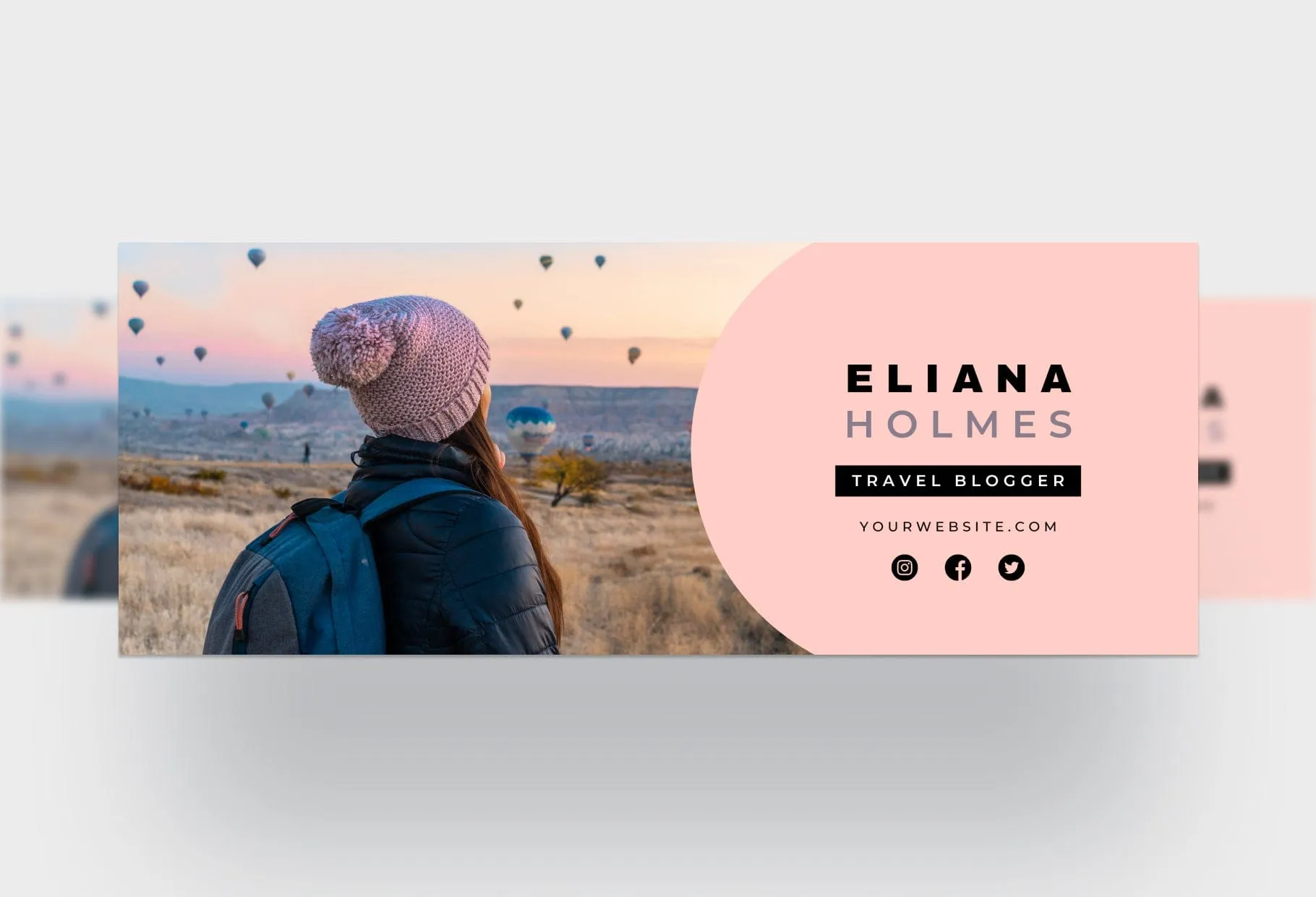 Eliana Facebook Cover Canva Template