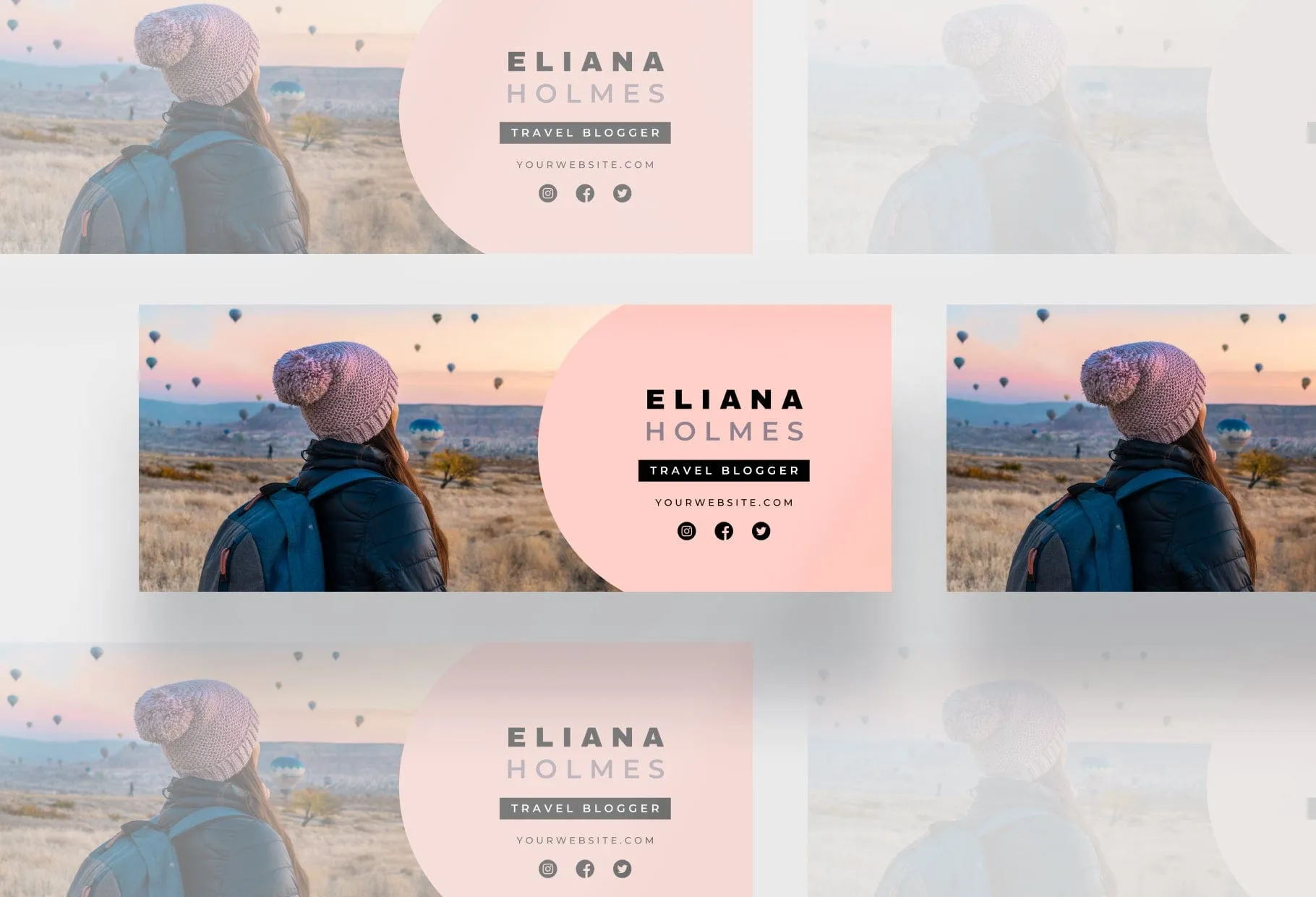 Eliana Facebook Cover Canva Template
