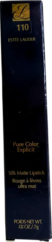 Estee Lauder Pure Colour Explicit Silk Matte Lipstick 110 Wrong Place, Right Time .7g