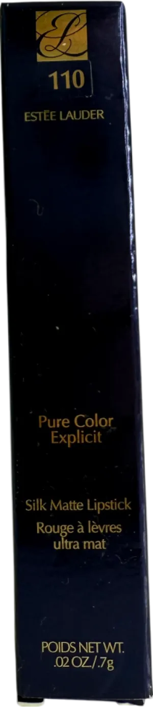 Estee Lauder Pure Colour Explicit Silk Matte Lipstick 110 Wrong Place, Right Time .7g