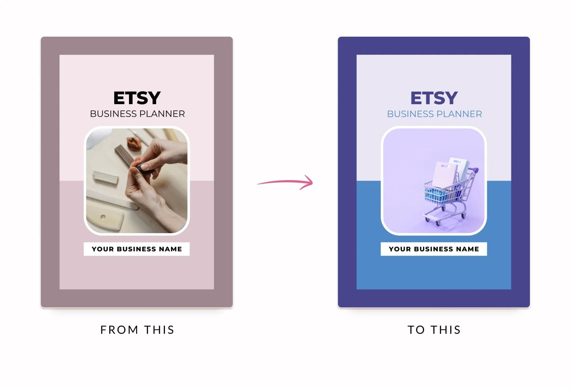Etsy Shop Planner Canva Template