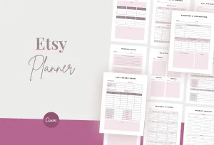Etsy Shop Planner Canva Template