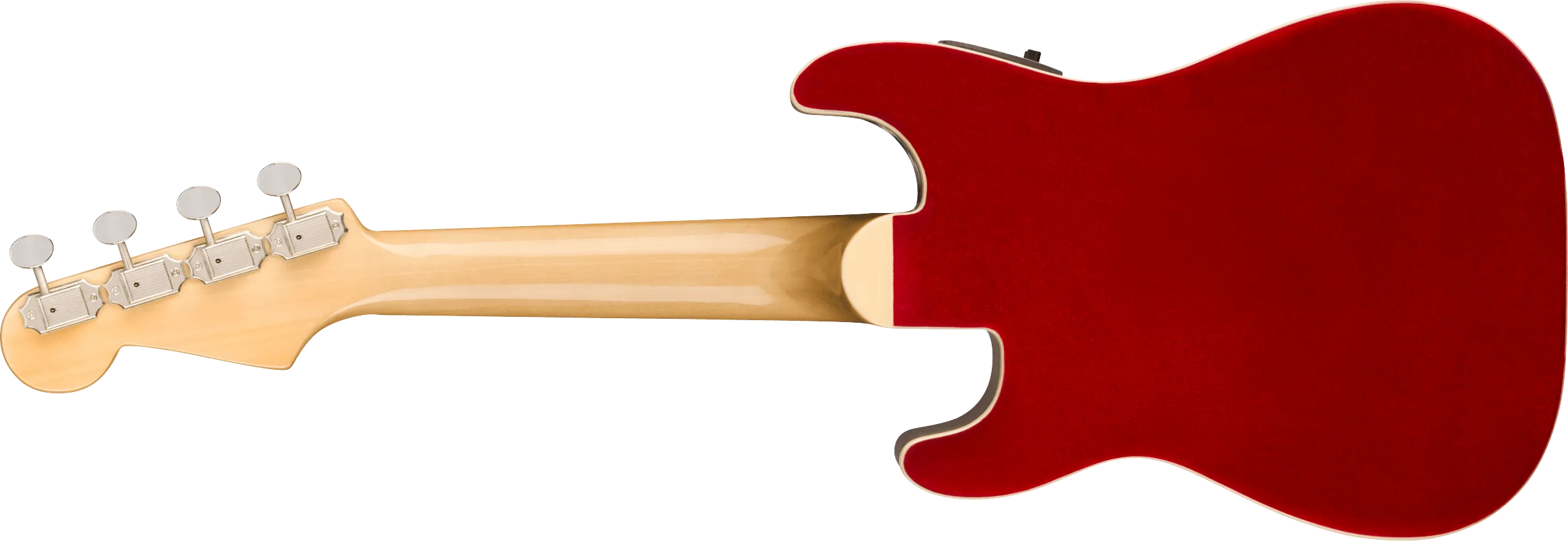FENDER Fullerton Strat® Uke Walnut Fingerboard White Pickguard Candy Apple Red