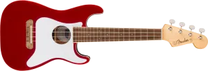 FENDER Fullerton Strat® Uke Walnut Fingerboard White Pickguard Candy Apple Red