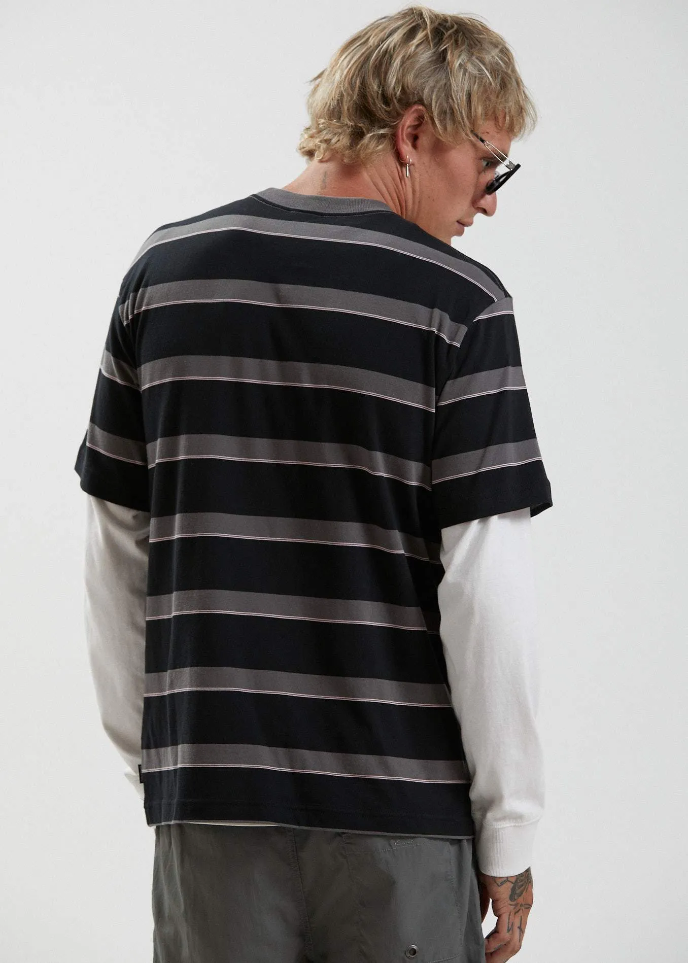 Fight Stripe  - Retro Fit Tee