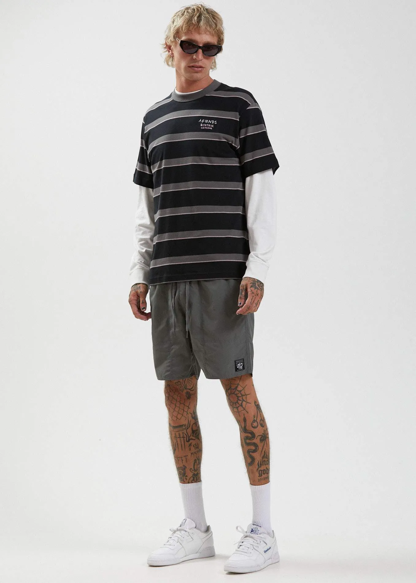 Fight Stripe  - Retro Fit Tee