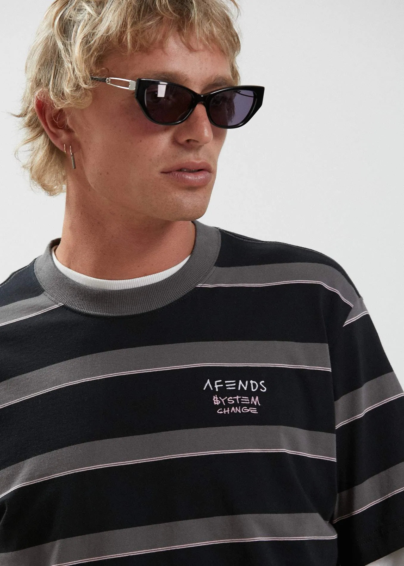 Fight Stripe  - Retro Fit Tee
