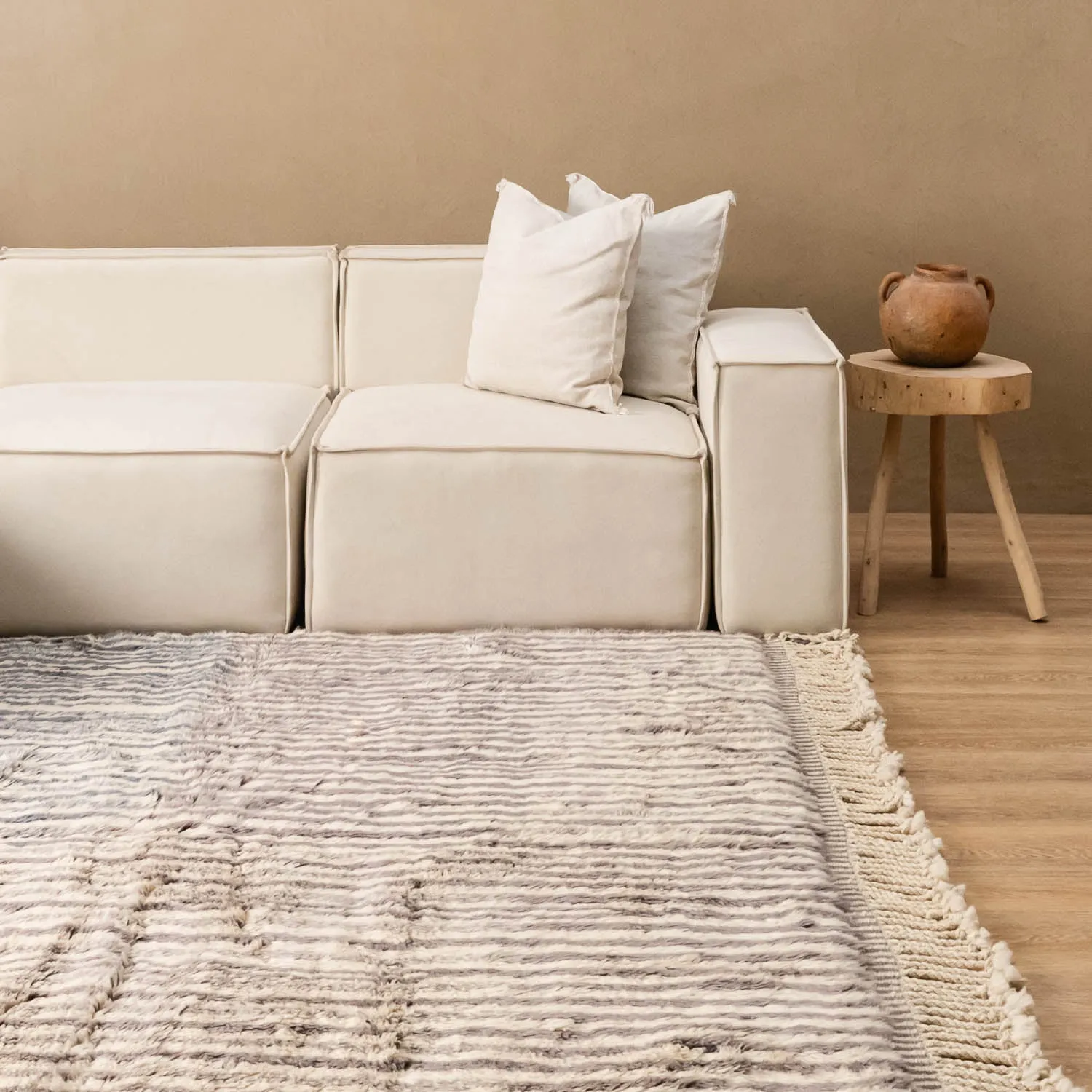 Flowing Rivers - Luxury Shag Moroccan Rug