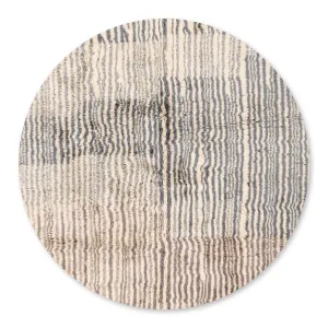 Flowing Rivers Round - Luxury Shag Moroccan Rug