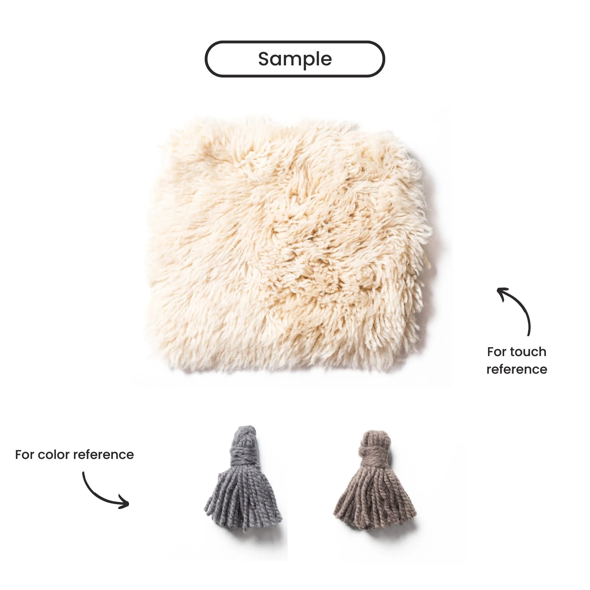 Flowing Rivers Round - Luxury Shag Moroccan Rug