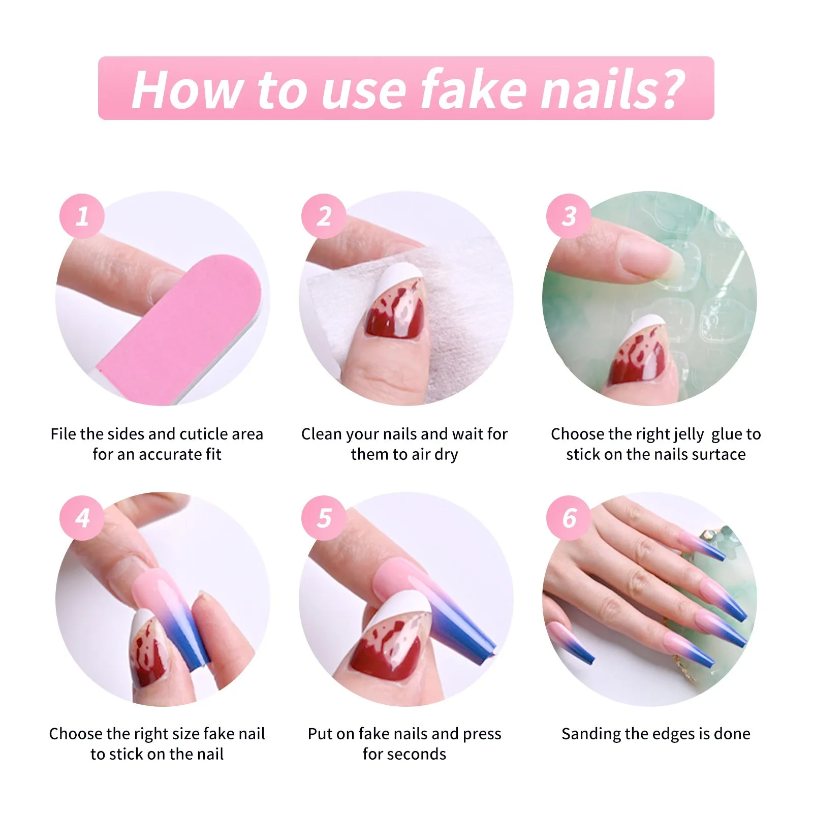 Fofosbeauty 24pcs Press on Nails, Fake Nails, Full Cover Acrylic Nails for Girls Women Kids, Almond Retro Polka Dot Bow Wine Red