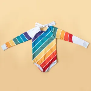 Forever Summer Rainbow One Piece Long Sleeve