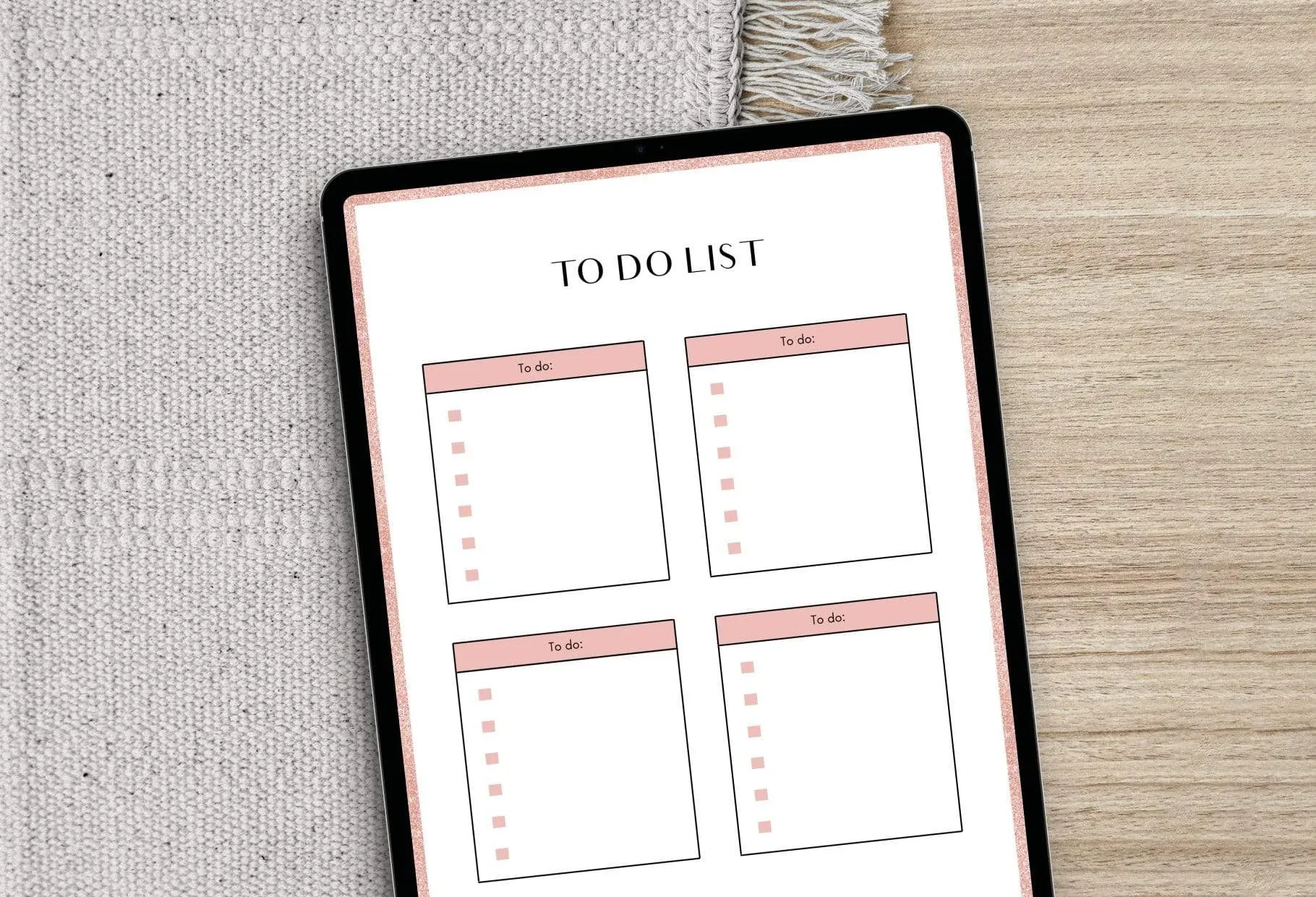 Form and Data Plan Printable and Editable Canva Planner Template