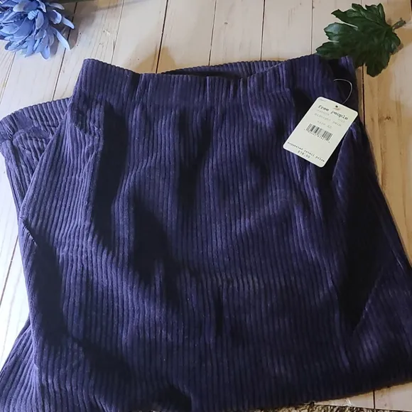 Free People Helen Ribbed midi Skirt