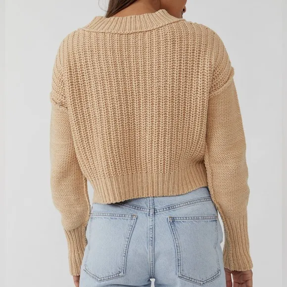 Free People Women's Bell Song Pullover Sweater size S