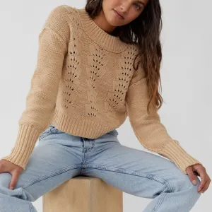 Free People Women's Bell Song Pullover Sweater size S