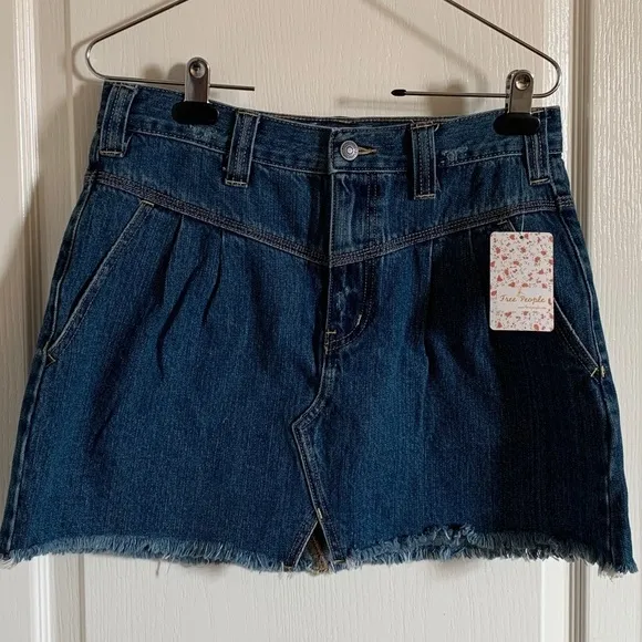 Free People Women’s Jeans Skirt