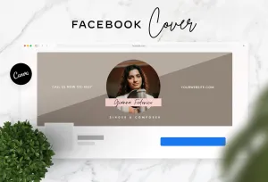 Gianna Facebook Cover Canva Template