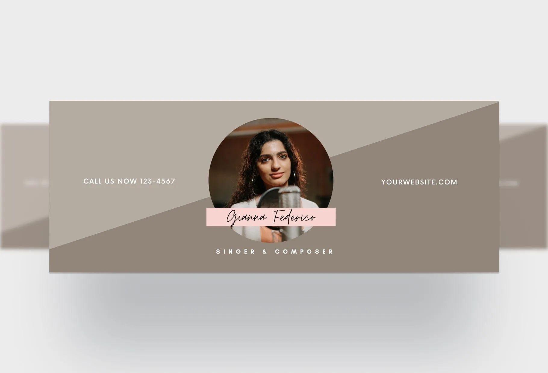Gianna Facebook Cover Canva Template