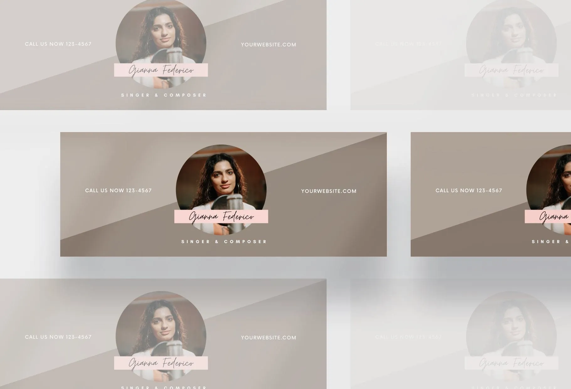 Gianna Facebook Cover Canva Template