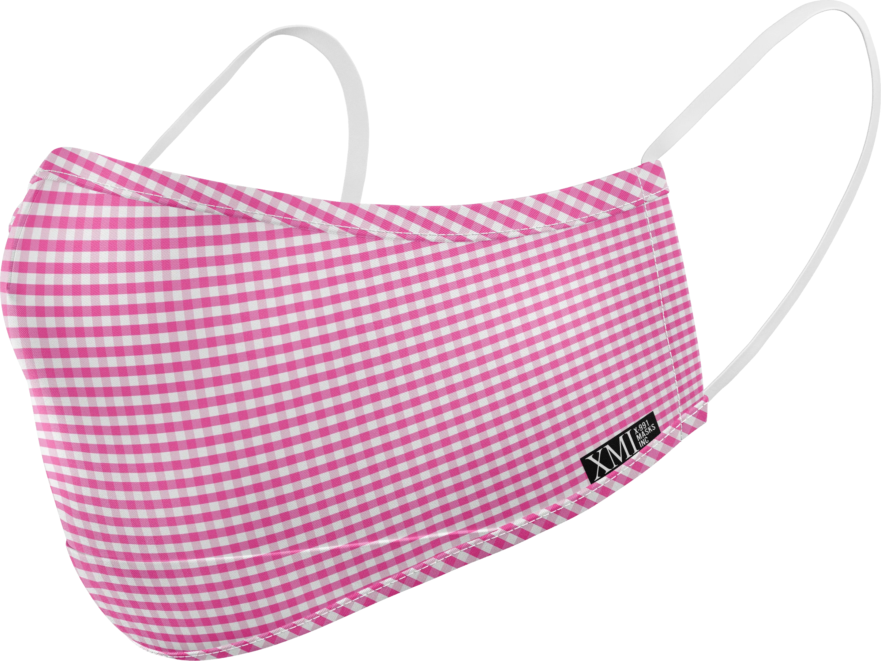 Gingham printed mask for Kids