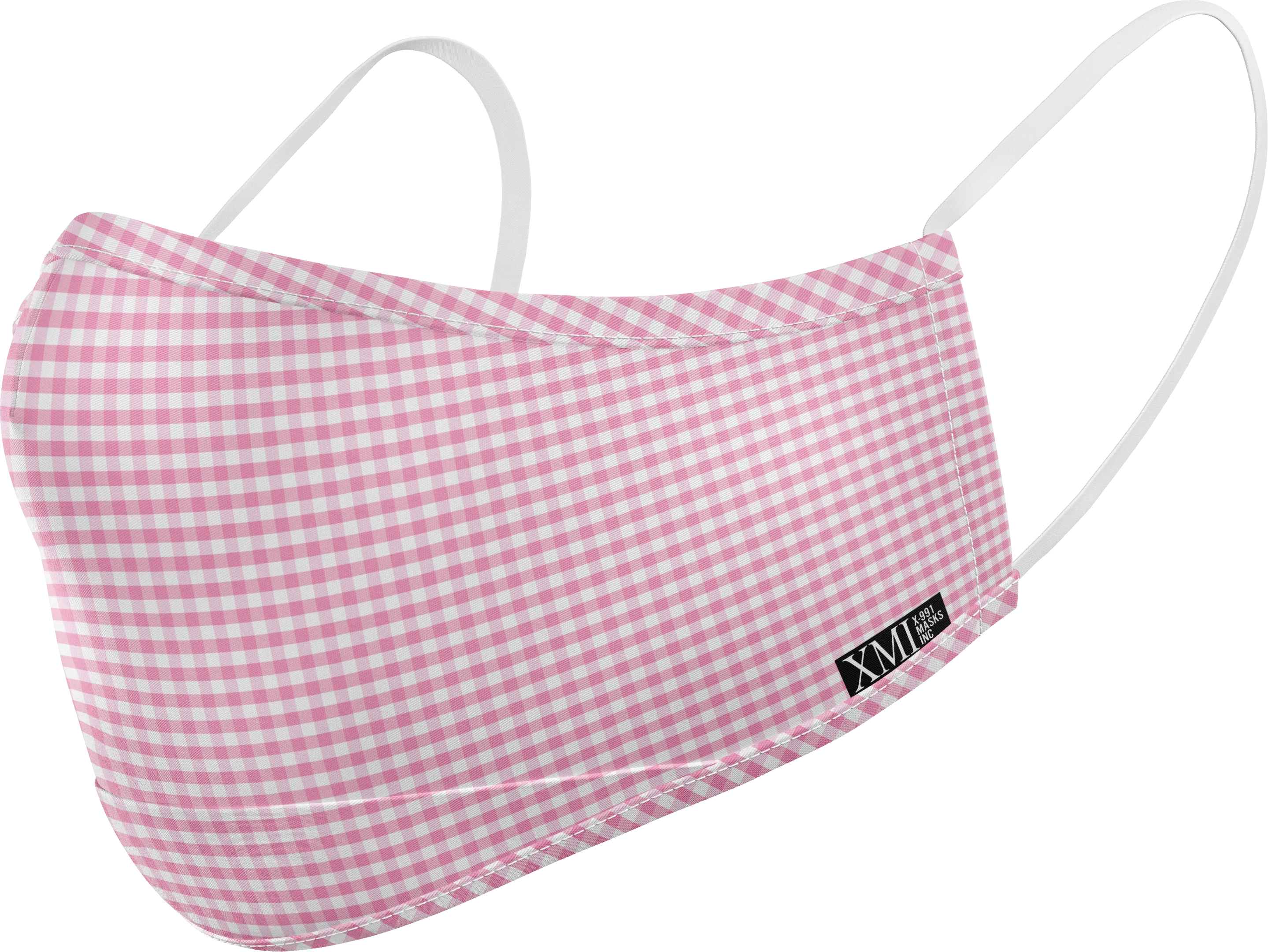 Gingham printed mask for Kids