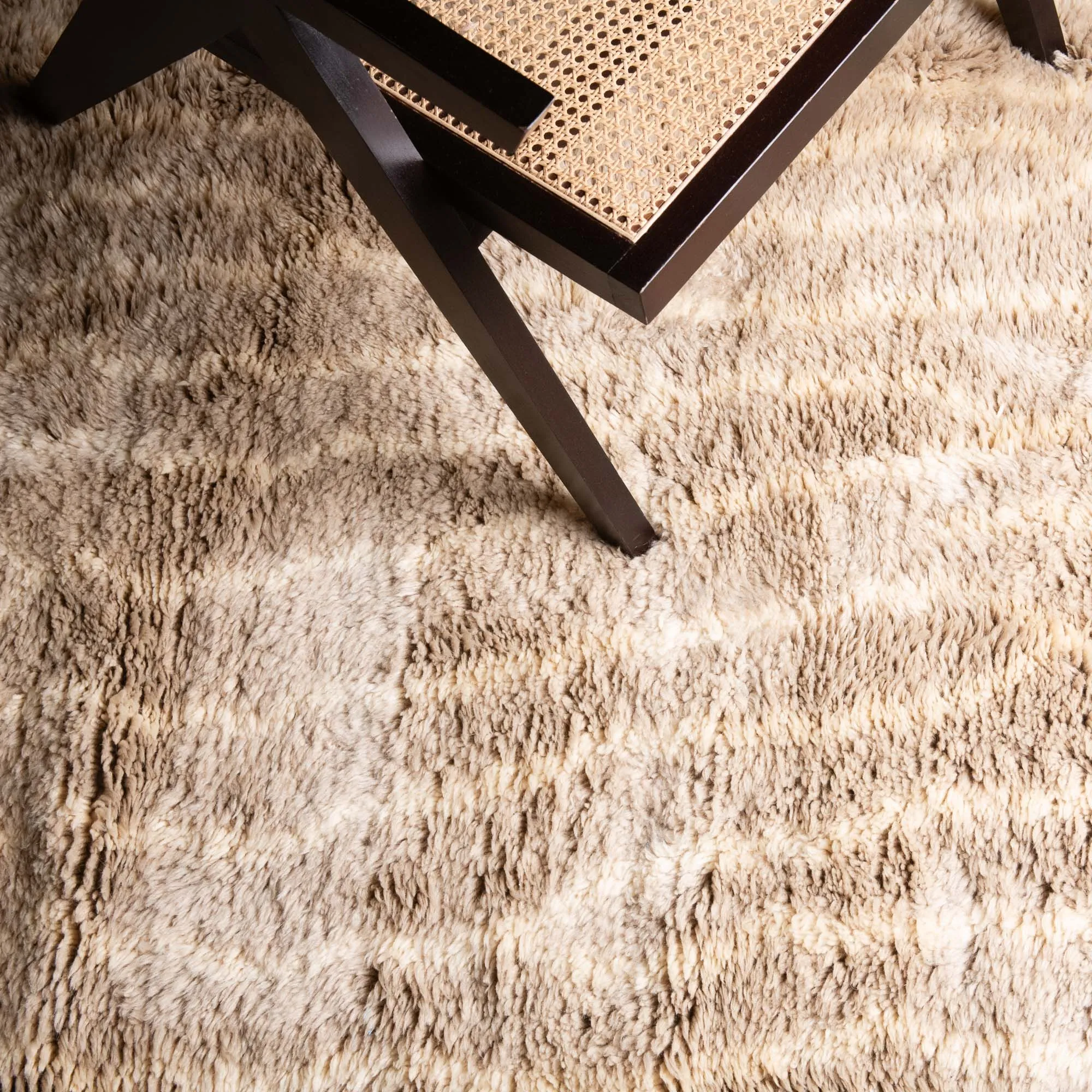 Golden Branches - Luxury Shag Moroccan Rug