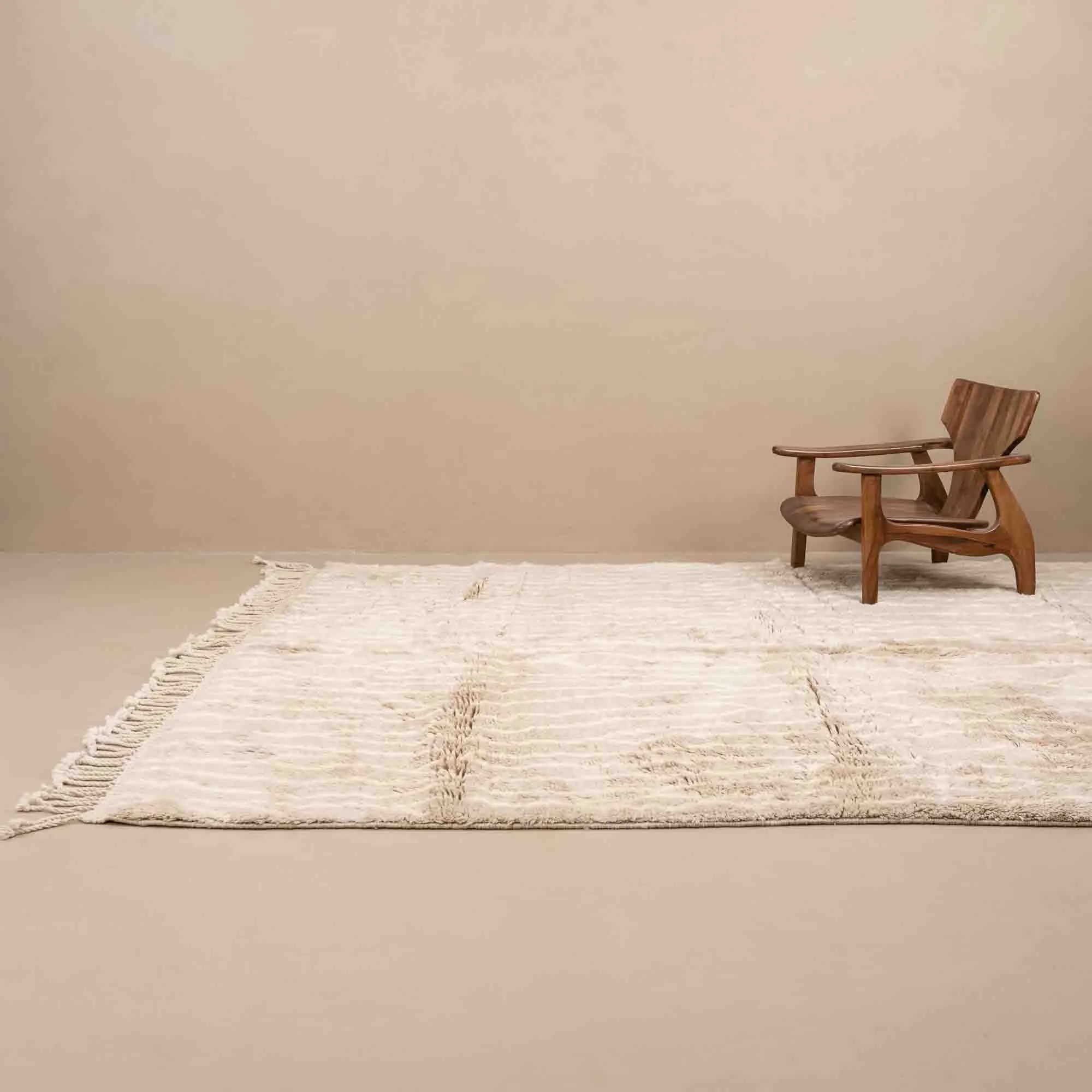 Golden Branches - Luxury Shag Moroccan Rug