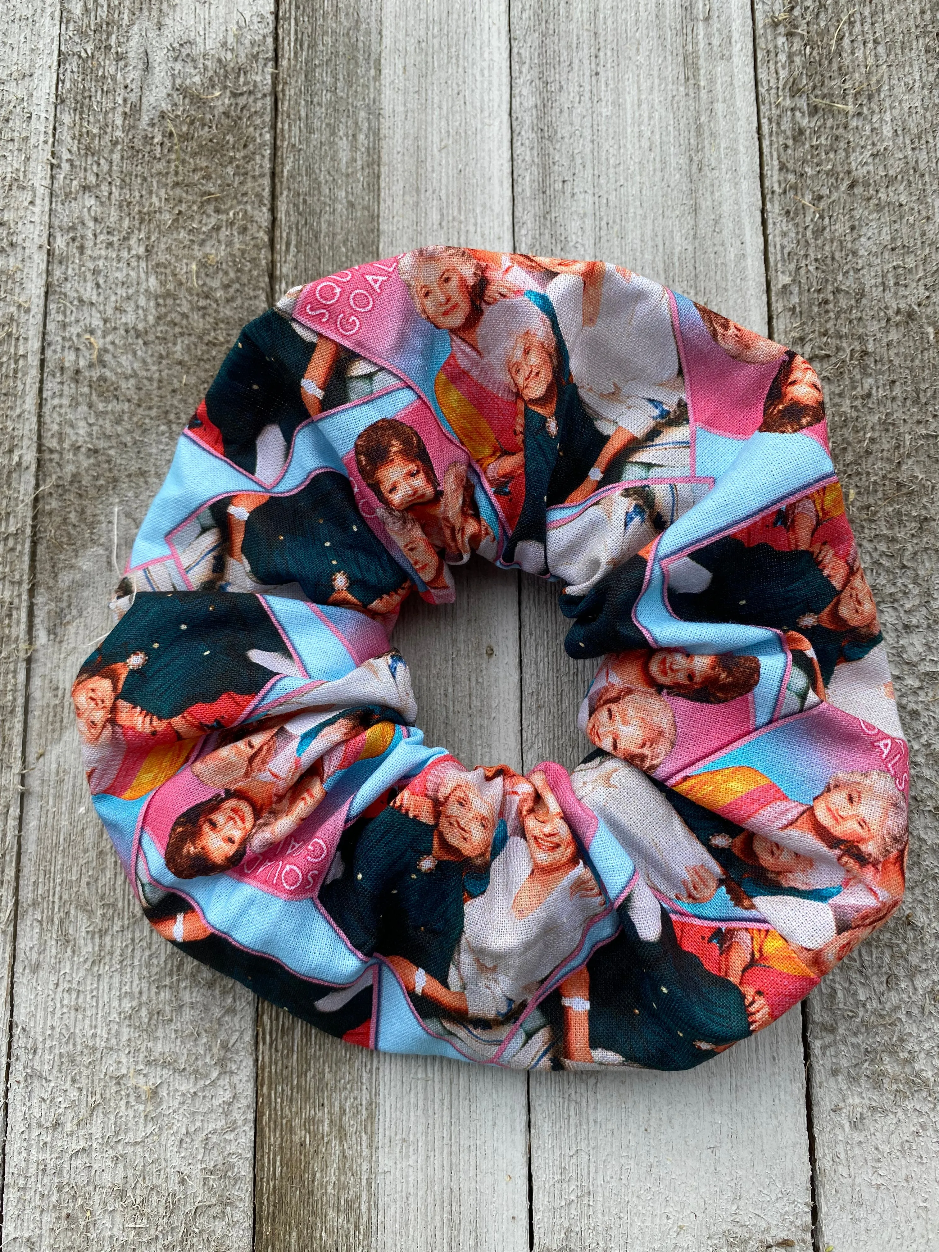 Golden Girl Scrunchie Hair Tie