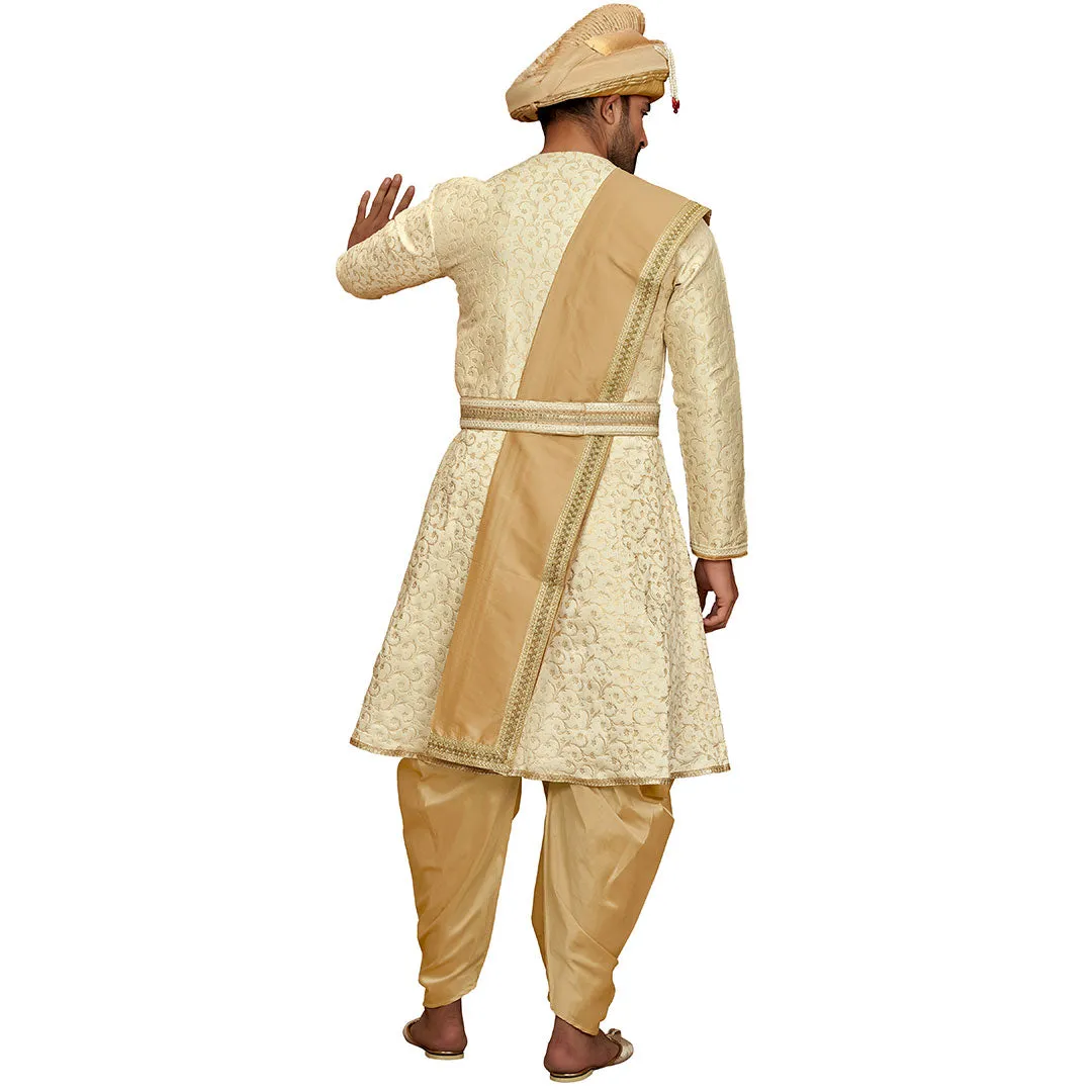 Golden Serenity Cream and Gold Peshwari Perfection for Men