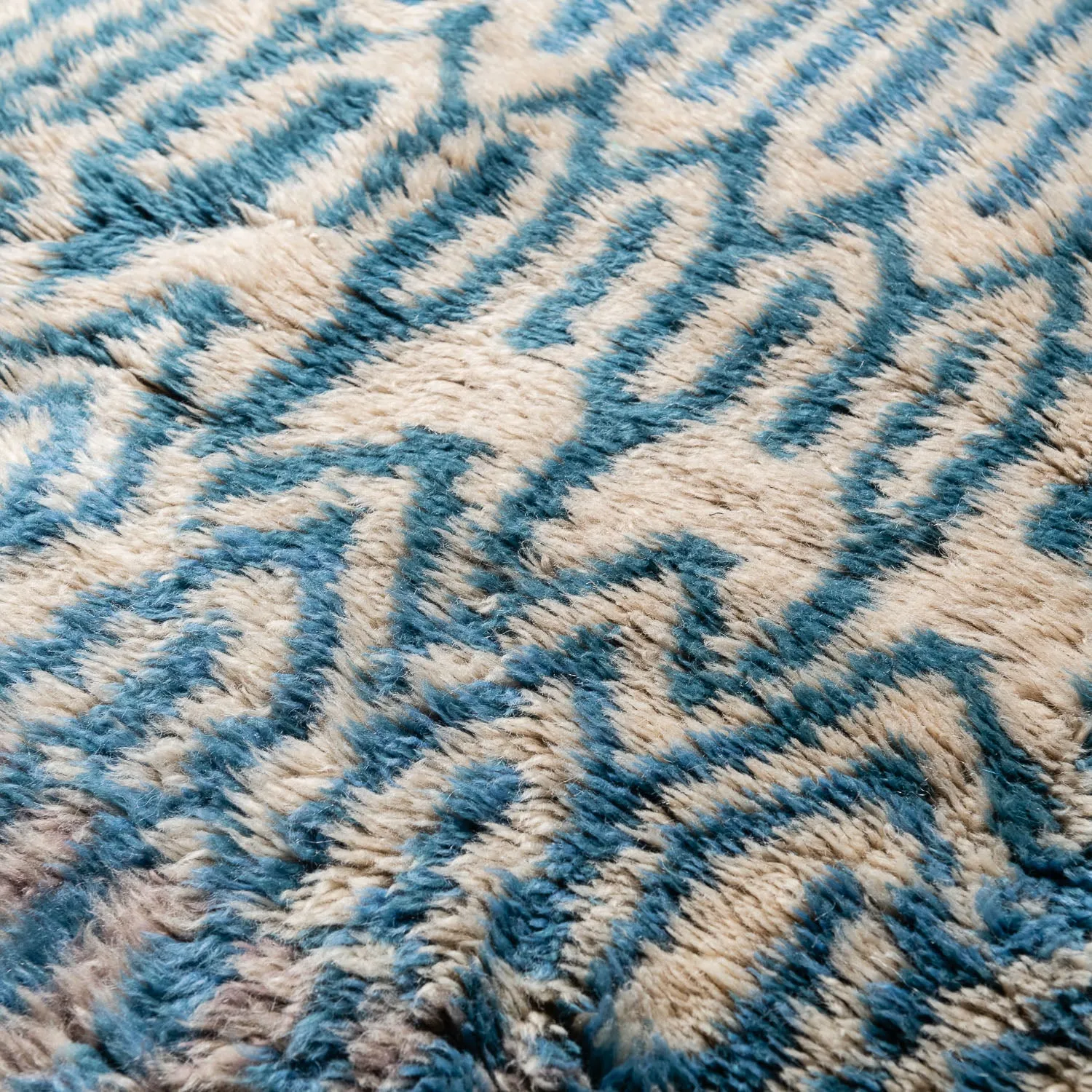 Green Amazon -  Luxury Shag Moroccan Runner Rug