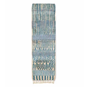 Green Amazon -  Luxury Shag Moroccan Runner Rug