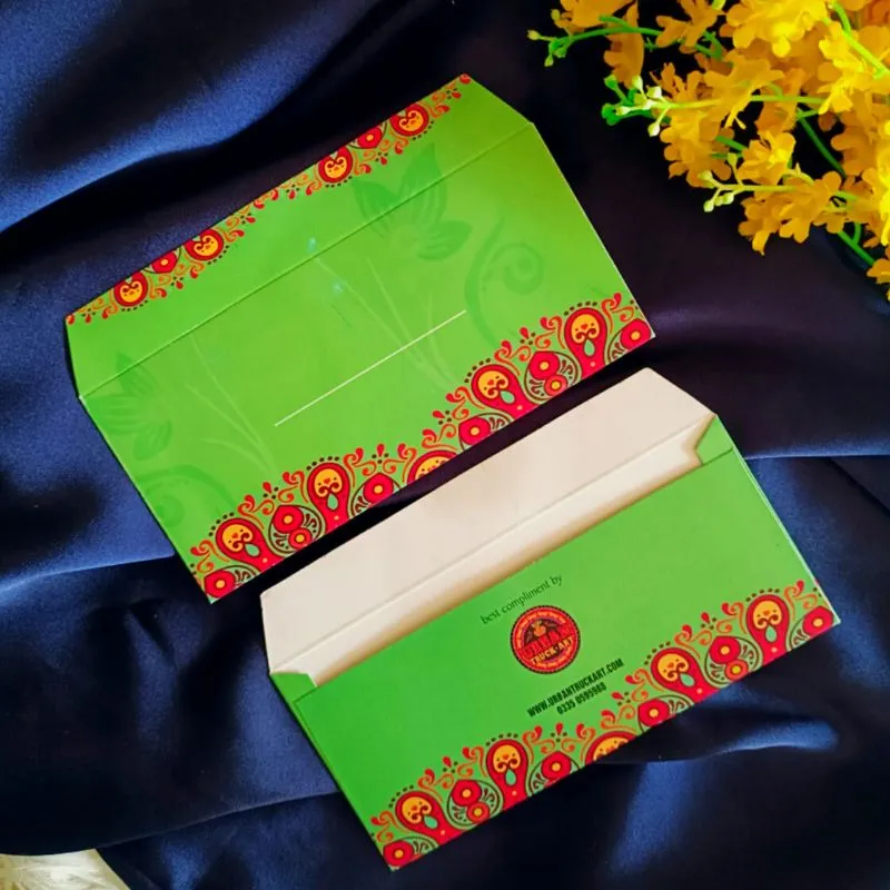 Green Artistic Envelopes